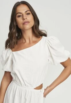 Calli Hedra - Jurk - White 10 Calli Hedra - Jurk - White -Only Mode Winkel 1a328c9d6bfc40a69b64a1329eca22ab