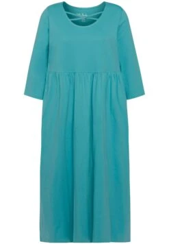 Ulla Popken Jerseyjurk - Türkis -Only Mode Winkel 1a59b41b60fc4f878a612c74e0bce65c