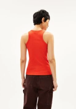 Armedangels Kanitaa Kanitaa - Top - Emergency Red -Only Mode Winkel 1a9aa0f2d2f84b28aae2bdf44e4f4e66