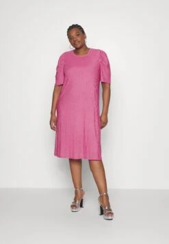 Vinatalia Midi Dress - Jurk - Pink Yarrow