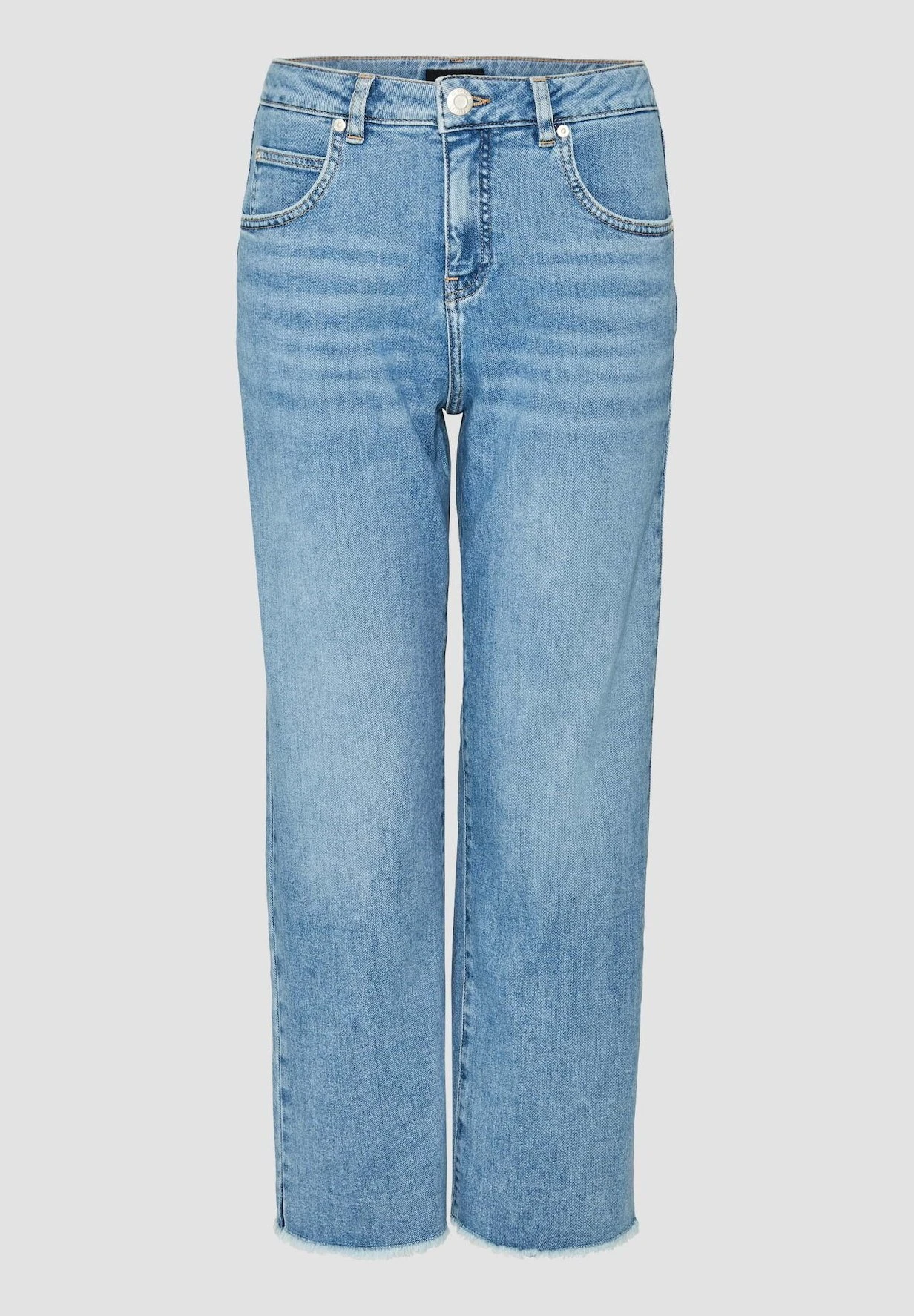 OPUS Momito- Straight Leg Jeans - Used Blue Wash 6 OPUS Momito- Straight Leg Jeans - Used Blue Wash - Afbeelding 6