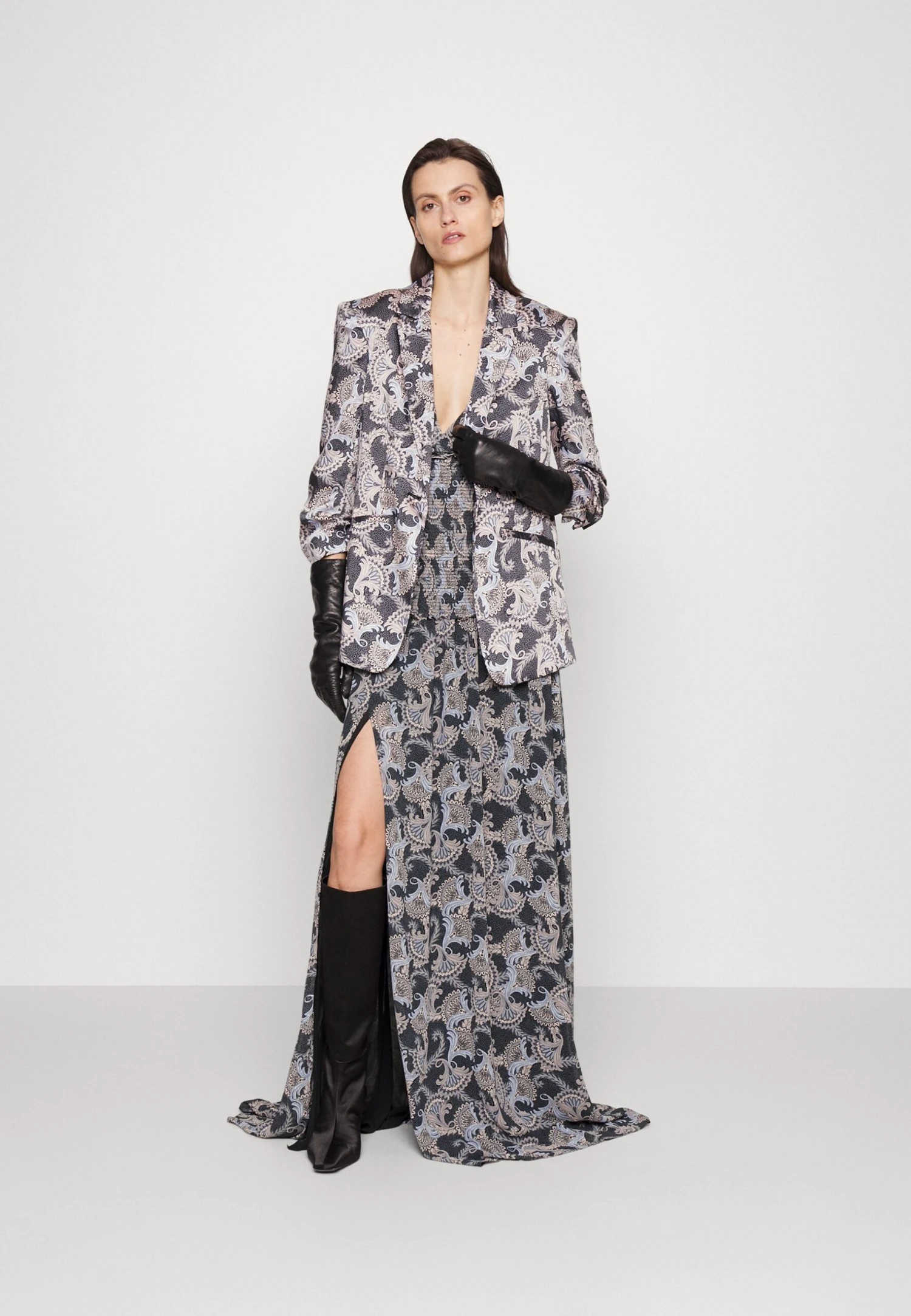 Cinq A Sept Kris Gown - Galajurk - Raven Multi 4 Cinq A Sept Kris Gown - Galajurk - Raven Multi - Afbeelding 4