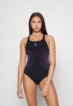 Arena Spiral Vision Swim Pro Back One Piece - Badpak - Black 16 Arena Spiral Vision Swim Pro Back One Piece - Badpak - Black -Only Mode Winkel 1b63e0a544404fc5bd16489017f66b6c