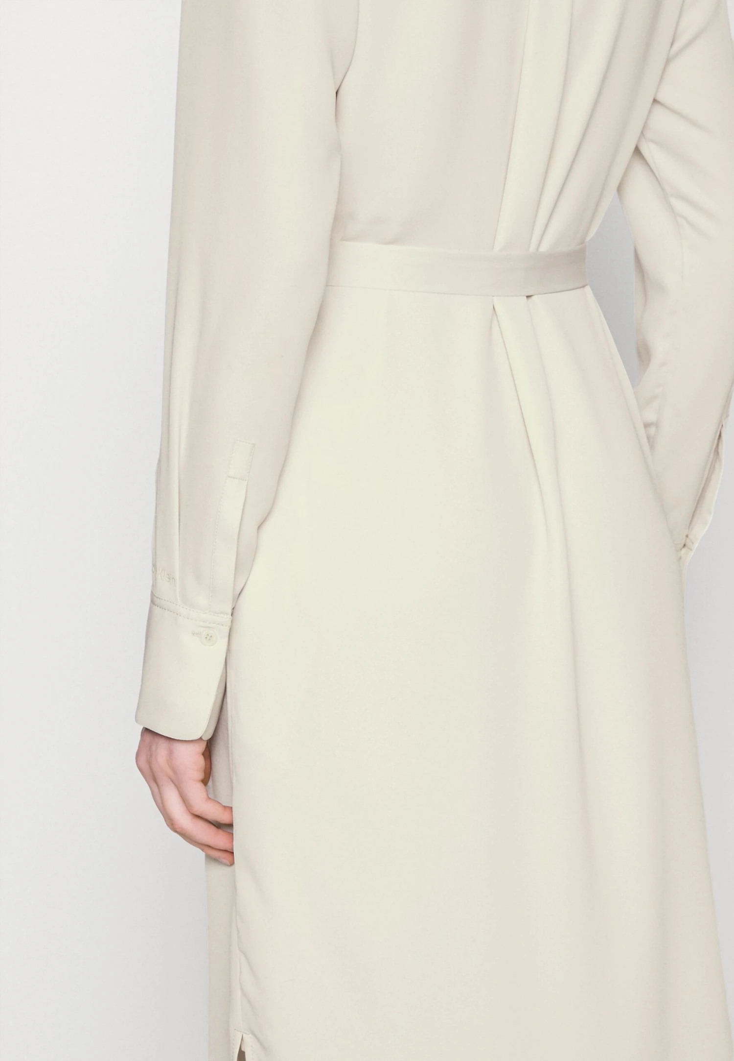 Calvin Klein Recycled Shirt Dress - Jurk - Chalk 4 Calvin Klein Recycled Shirt Dress - Jurk - Chalk - Afbeelding 4