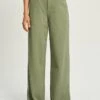 Calli Ezara- Flared Jeans - Sage Green