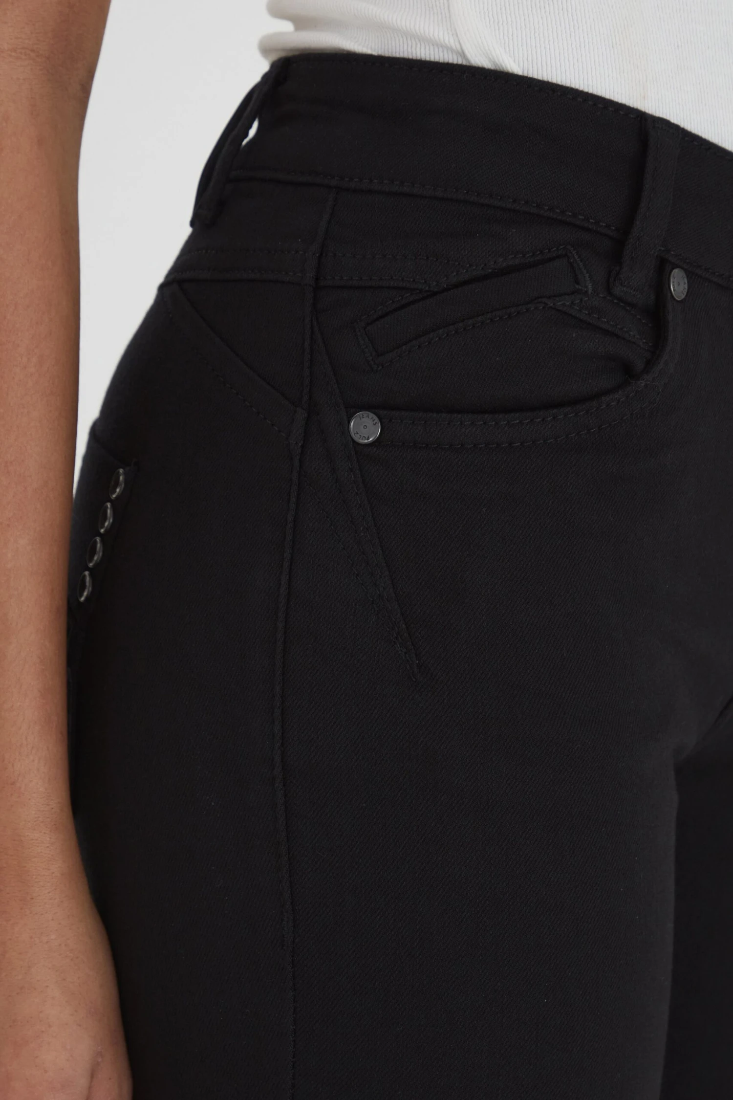 Pzemma - Jeans Skinny Fit - Black Denim 4 Pzemma - Jeans Skinny Fit - Black Denim - Afbeelding 4