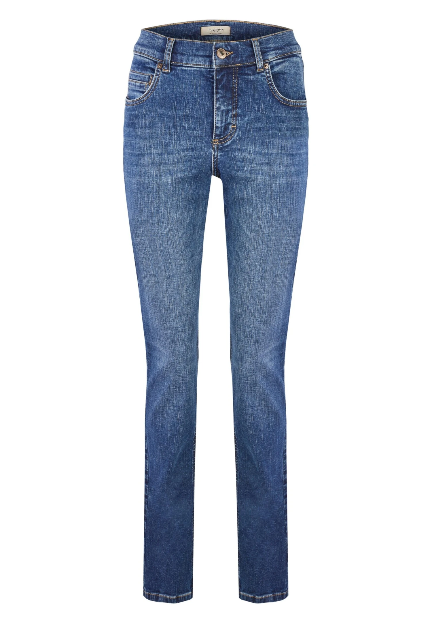 Angels 5-Pocket 'Cici' Mit Ziernähten - Straight Leg Jeans - Blau 4 Angels 5-Pocket 'Cici' Mit Ziernähten - Straight Leg Jeans - Blau - Afbeelding 4