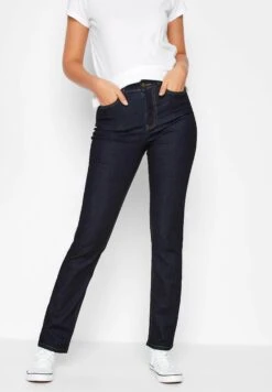 Ivy Stretch- Straight Leg Jeans - Dark Blue