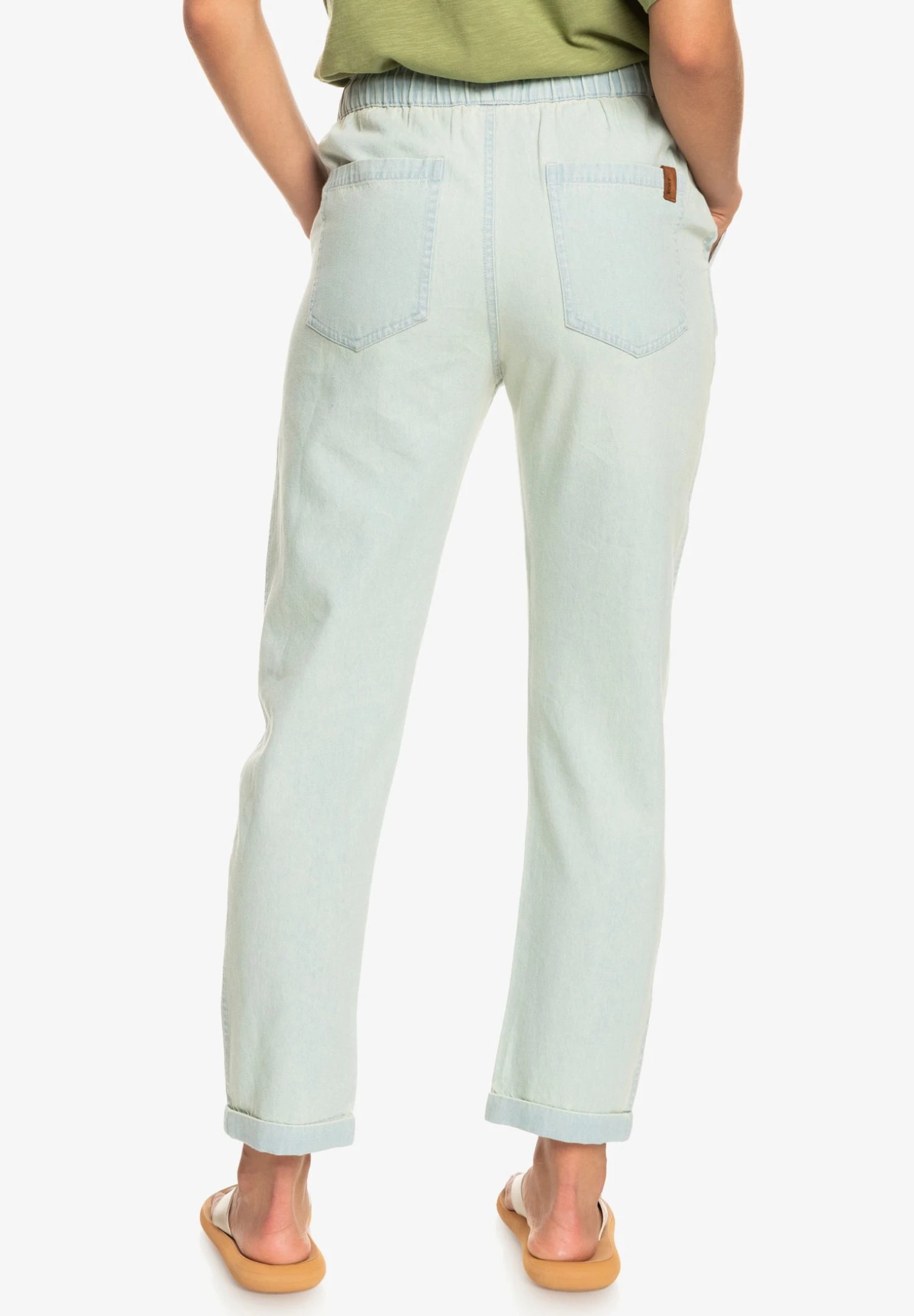 Roxy Slow Swell - Straight Leg Jeans - Bleached Blue 3 Roxy Slow Swell - Straight Leg Jeans - Bleached Blue - Afbeelding 3