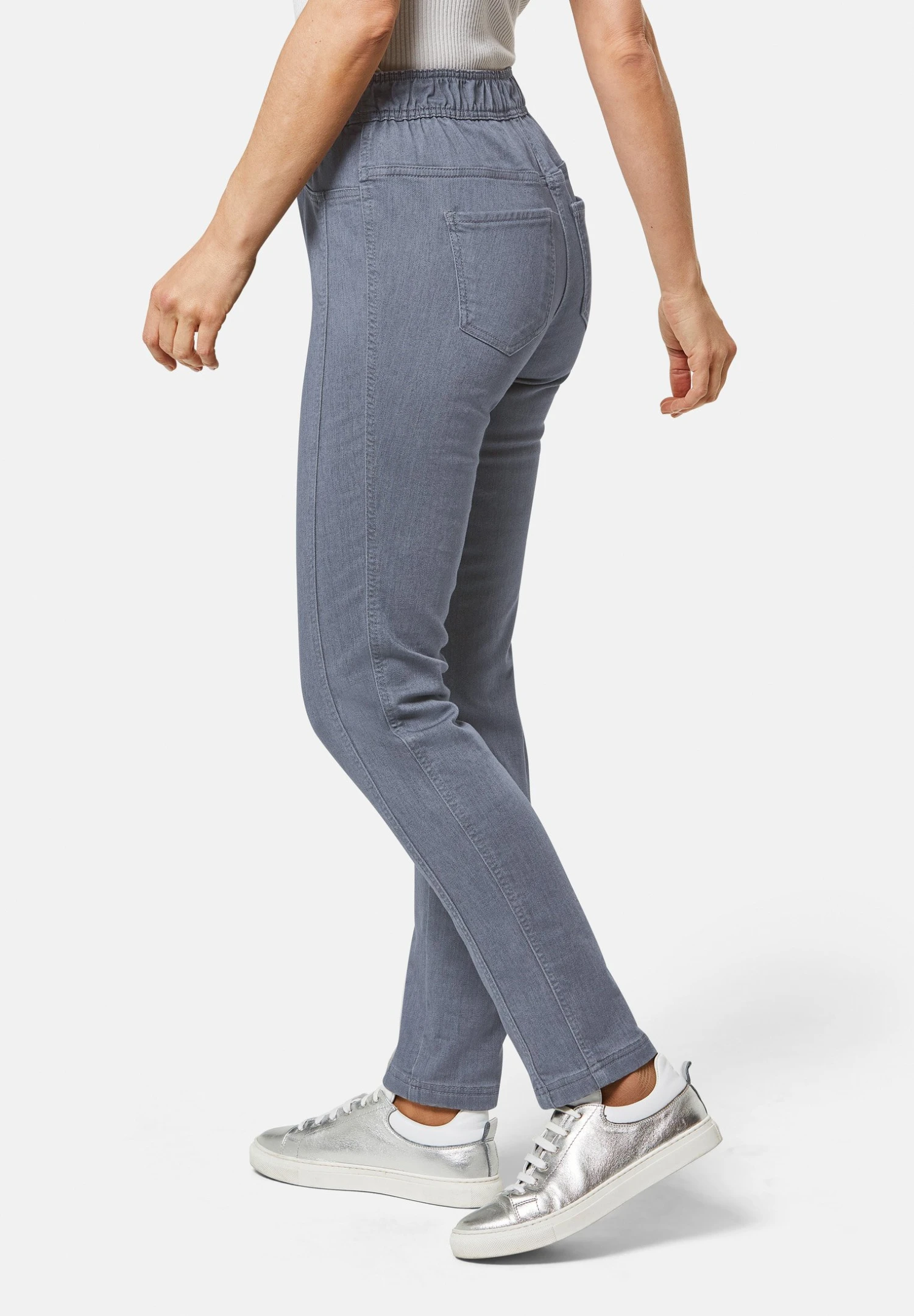 Slim Fit Jeans - Grey 4 Slim Fit Jeans - Grey - Afbeelding 4