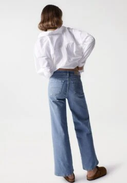 True - Flared Jeans - Blue -Only Mode Winkel 1cd76c4edf4d460cb766b5c3feb539fe