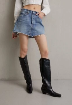 AGOLDE Parker Skirt - Jeansrok - Blue Denim