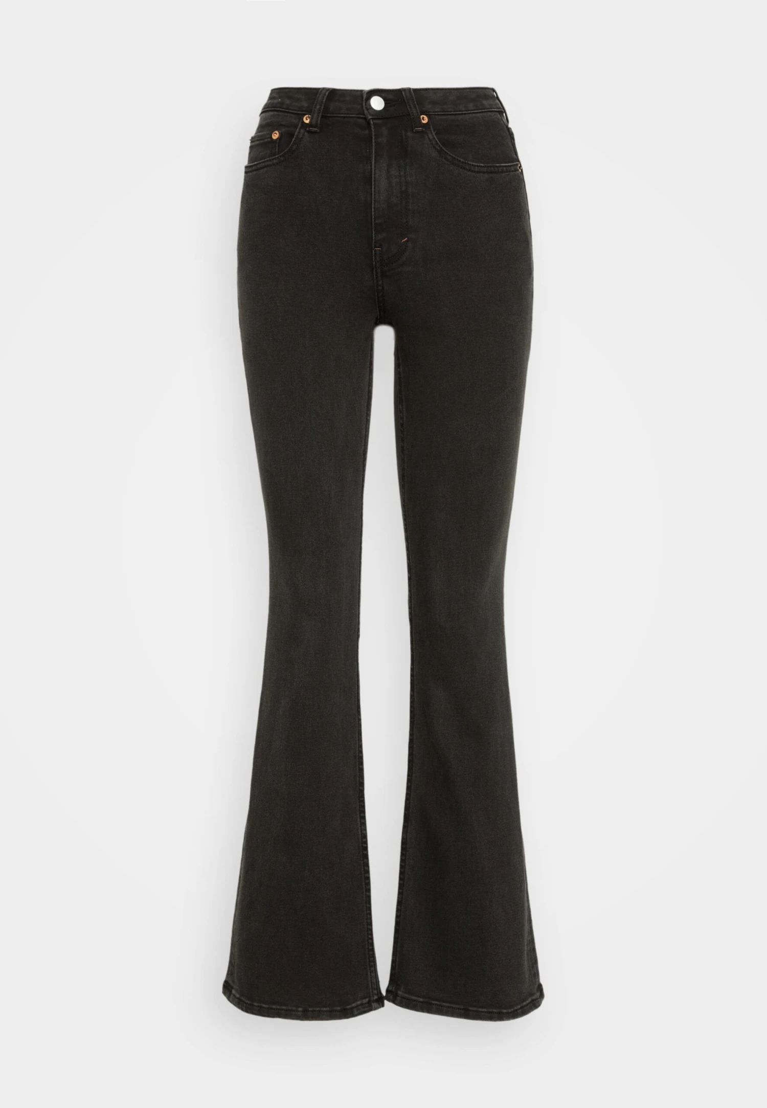 WEEKDAY Glow Curve - Flared Jeans - Black Lux 5 WEEKDAY Glow Curve - Flared Jeans - Black Lux - Afbeelding 5