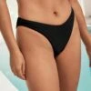 Next V High Leg Standard - Bikinibroekje - Black Rib