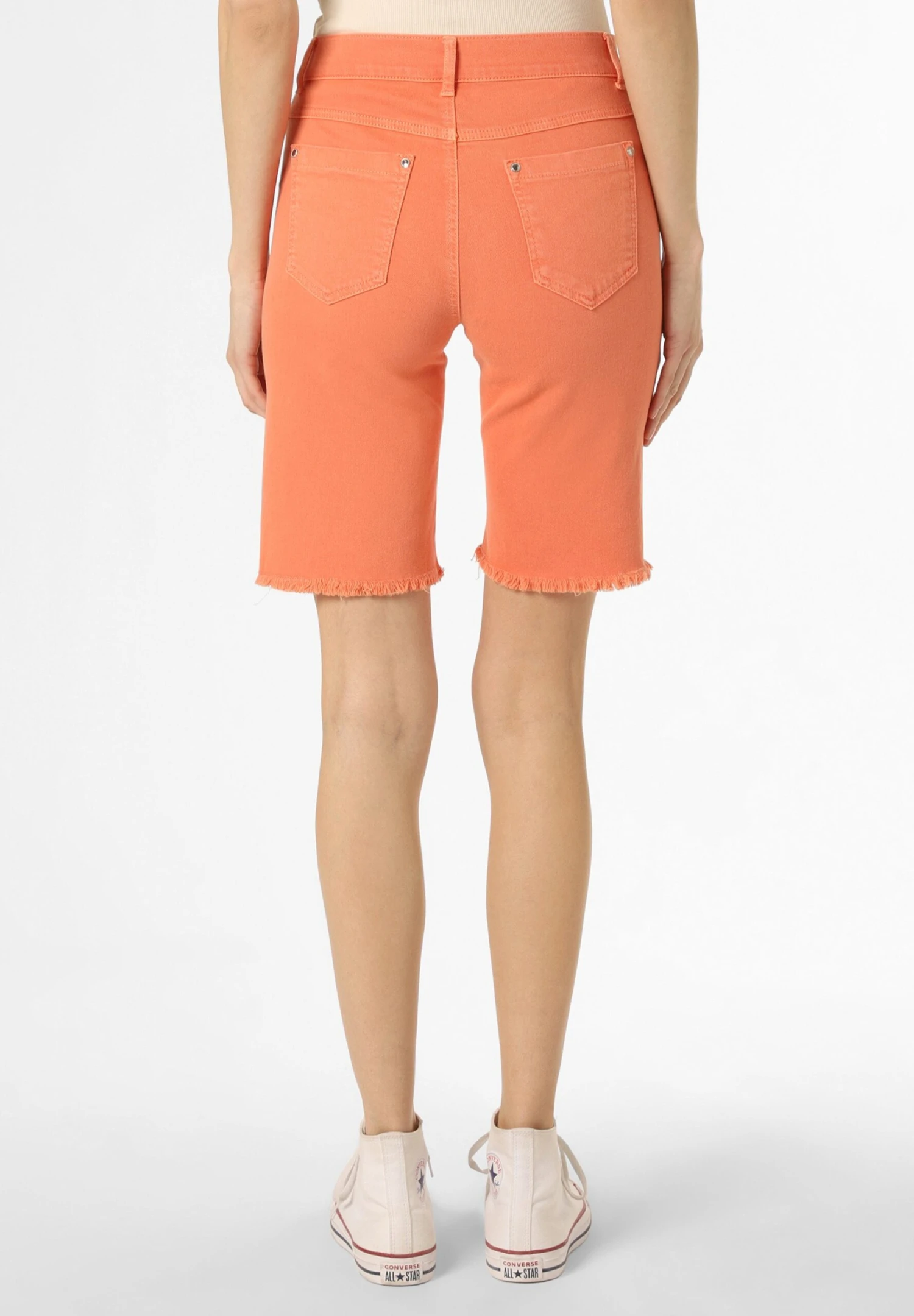 Florida - Jeansshort - Orange 2 Florida - Jeansshort - Orange - Afbeelding 2