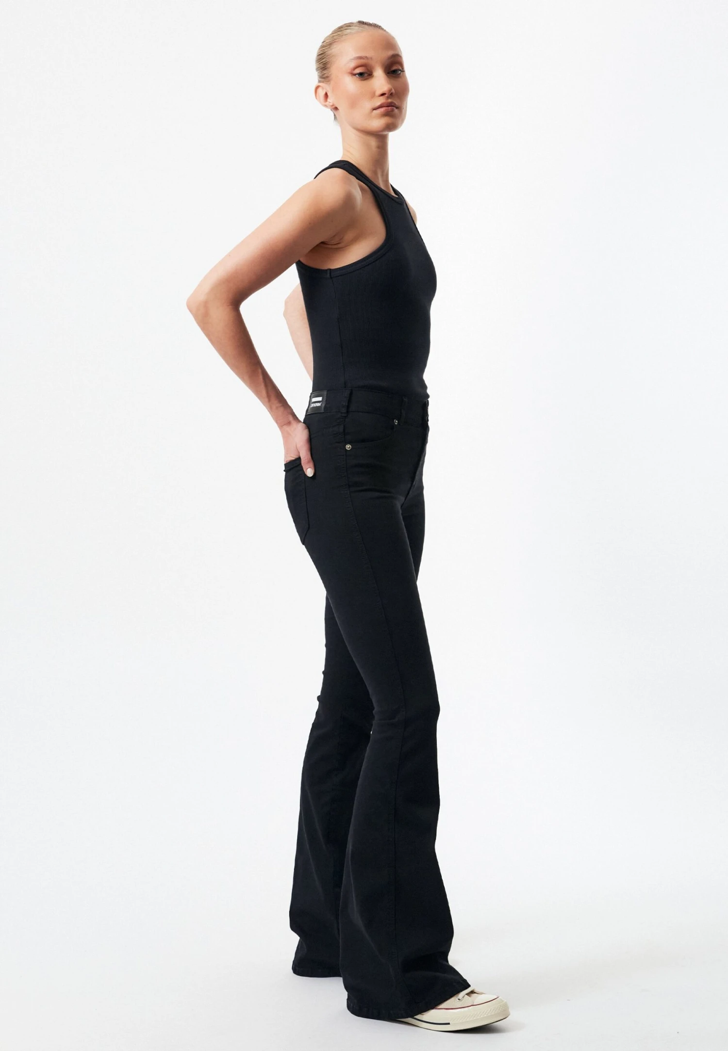Dr. Denim Macy - Bootcut Jeans - Black 2 Dr. Denim Macy - Bootcut Jeans - Black - Afbeelding 2