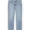 Marc O'Polo Modell Linde Straight Mid Waist Cropped Aus Ri - Straight Leg Jeans - Mid Blue Vintage Wash