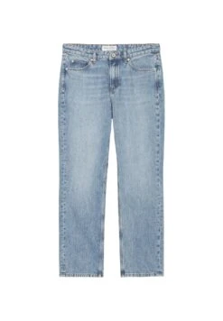 Marc O'Polo Modell Linde Straight Mid Waist Cropped Aus Ri - Straight Leg Jeans - Mid Blue Vintage Wash