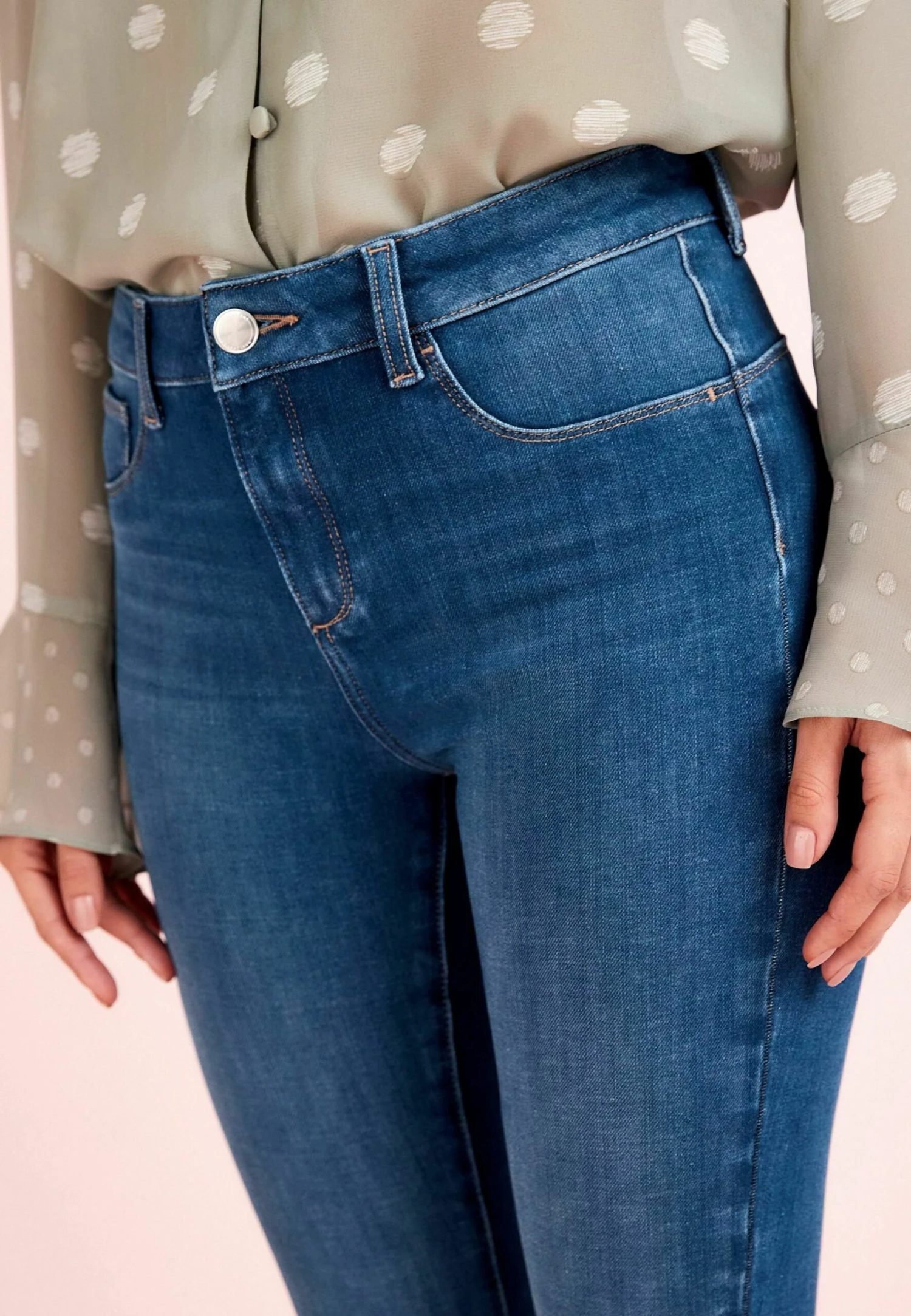 Next 360 Stretch - Jeans Skinny Fit - Mid Blue 3 Next 360 Stretch - Jeans Skinny Fit - Mid Blue - Afbeelding 3