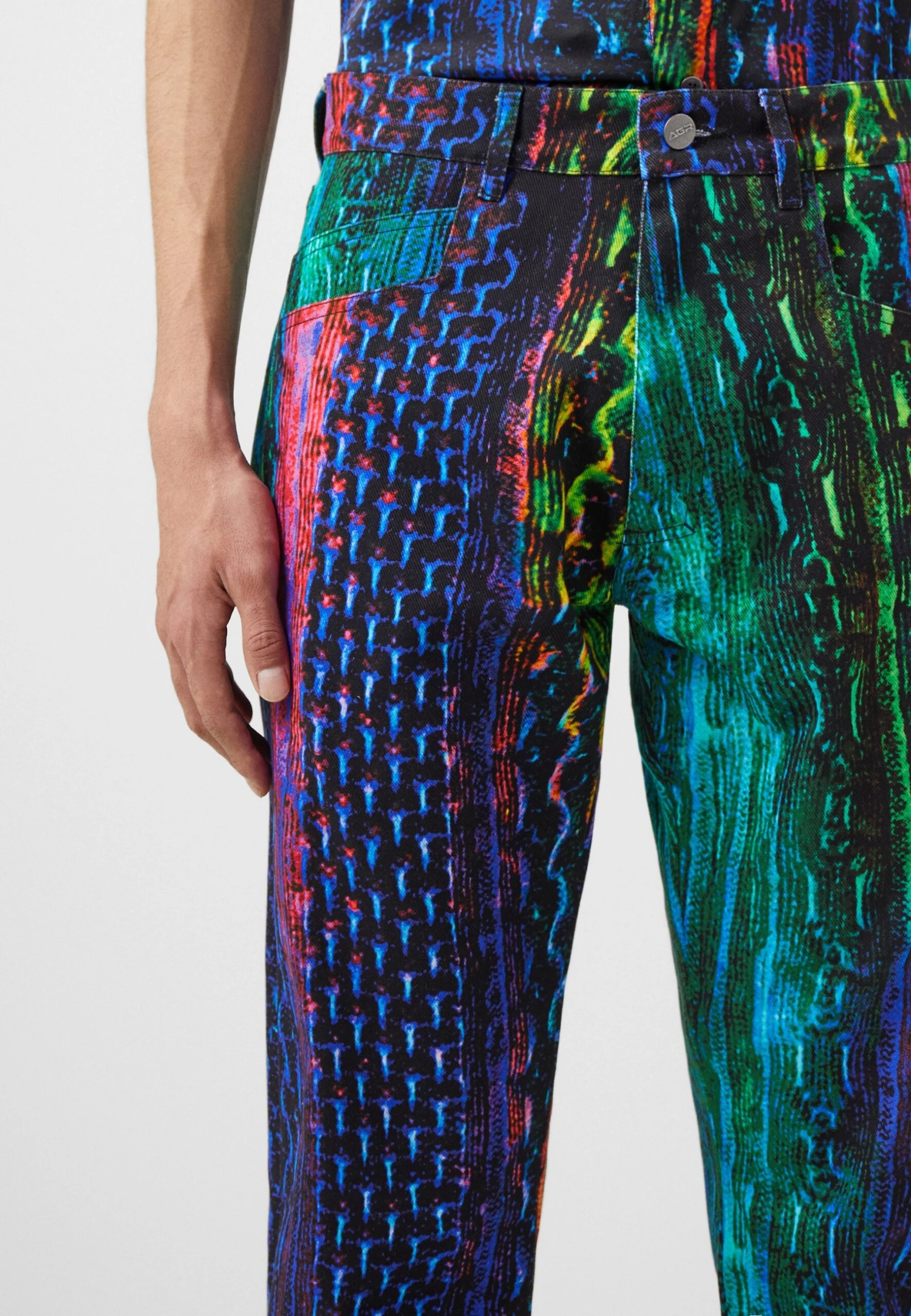 Unisex Snake - Slim Fit Jeans - Multi 4 Unisex Snake - Slim Fit Jeans - Multi - Afbeelding 4