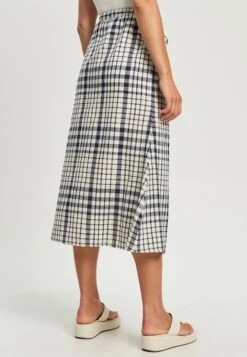 Calli Eliane- A-Lijn Rok - Navy Check -Only Mode Winkel 214e46a6804e40eab9a0f3cb476caccf