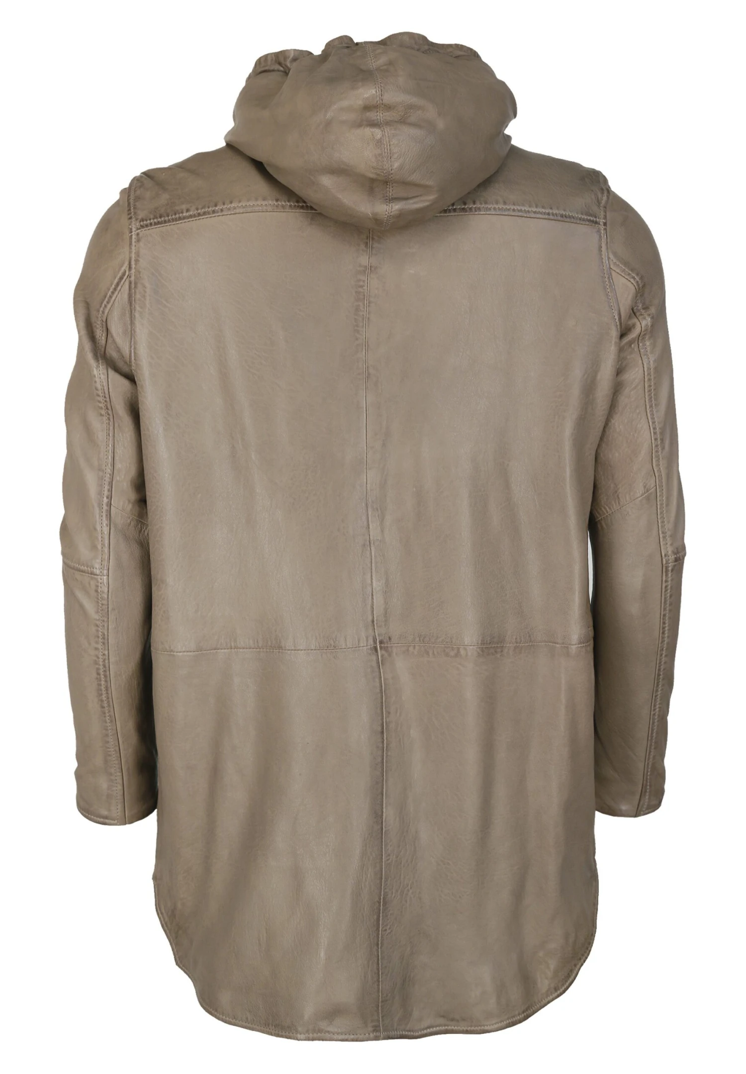 Maze Mit Kapuze - Halflange Jas - Mud 6 Maze Mit Kapuze - Halflange Jas - Mud - Afbeelding 6