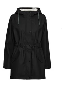 Vero Moda Vmmalou Coated Noos - Parka - Black -Only Mode Winkel 21a490ef3c414111b7ffaa94244bdda1