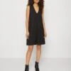 ONLY Onlbianca V Neck Dress - Jerseyjurk - Black