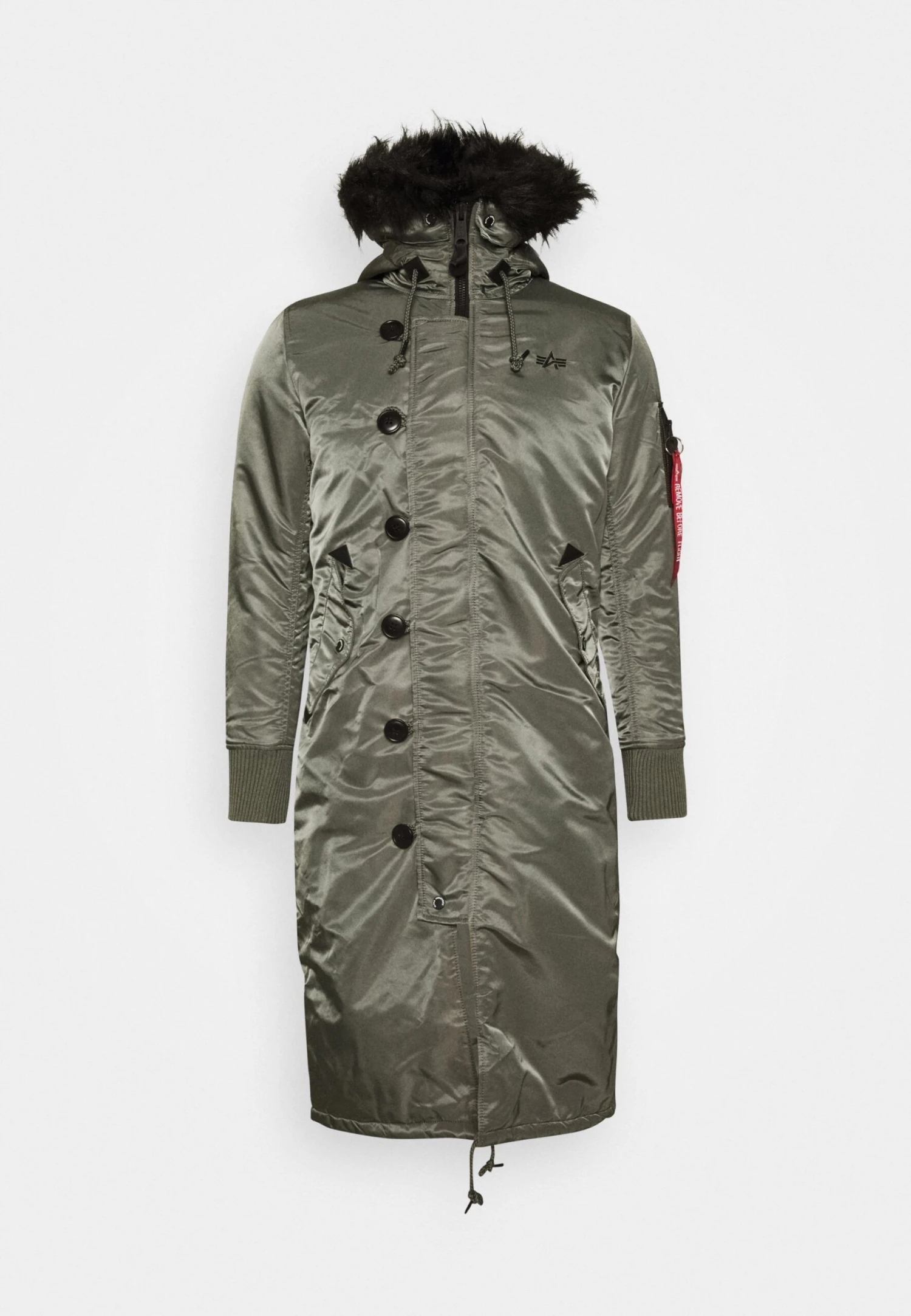 Alpha Industries Long Fishtail - Parka - Vintage Green 8 Alpha Industries Long Fishtail - Parka - Vintage Green - Afbeelding 8