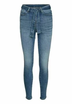 Vero Moda High Waist Vmsophia - Jeans Skinny Fit - Medium Blue Denim