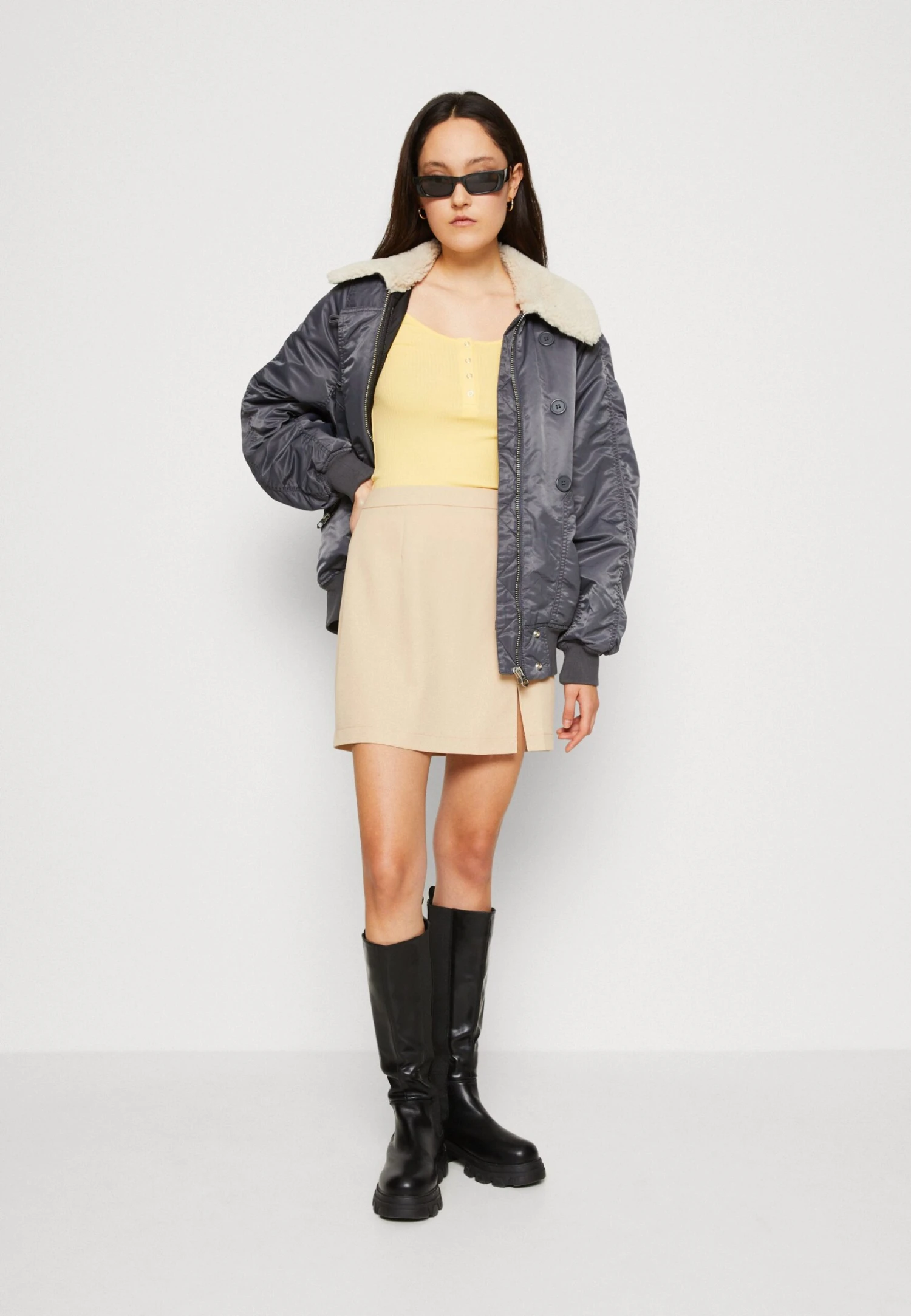 Pieces Pcthelma - Minirok - Irish Cream 2 Pieces Pcthelma - Minirok - Irish Cream - Afbeelding 2