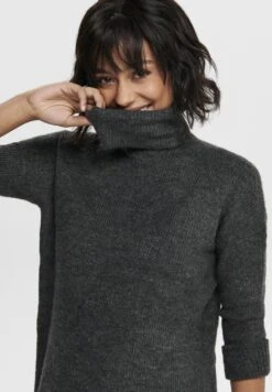 ONLY Onljana L/S Cowlneck- Gebreide Jurk -Grey 8 ONLY Onljana L/S Cowlneck- Gebreide Jurk -Grey -Only Mode Winkel 22872991890f44339a90de5566dacece