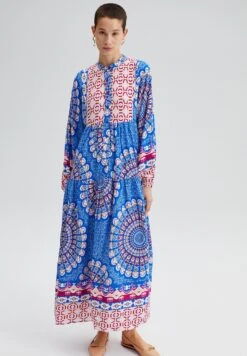 Etnic Patterned- Maxi-Jurk - Blue