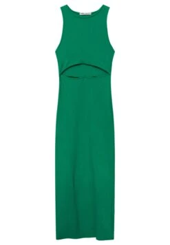 PULL & BEAR Long Cut Out - Etui-Jurk - Green -Only Mode Winkel 22b2622602c940d1b6708e1fe31f16d6