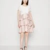SWING Cocktailjurk - Blush Rose/Ivory