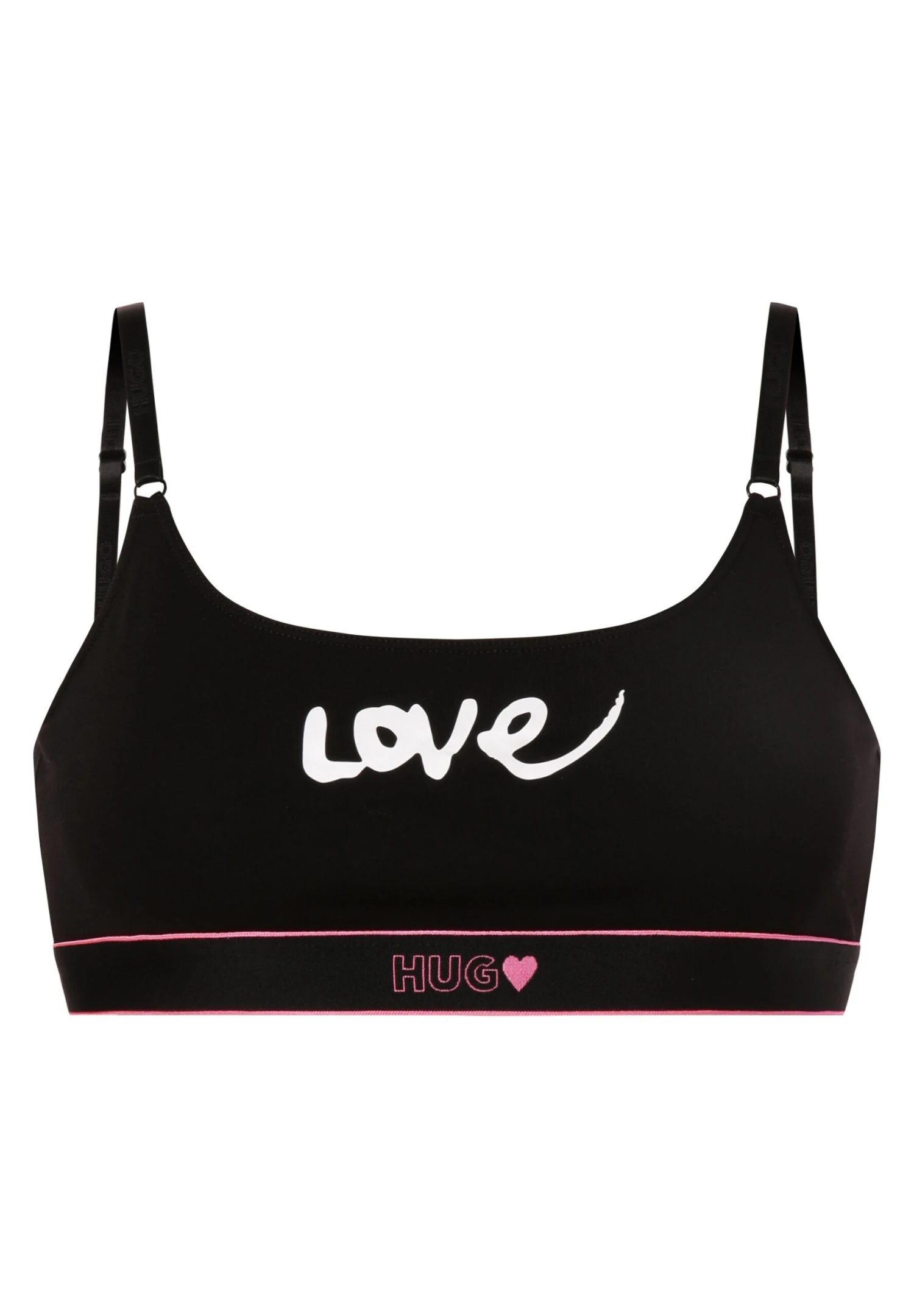 Hugo Valentine - Bustier - Schwarz Pink 1 Hugo Valentine - Bustier - Schwarz Pink