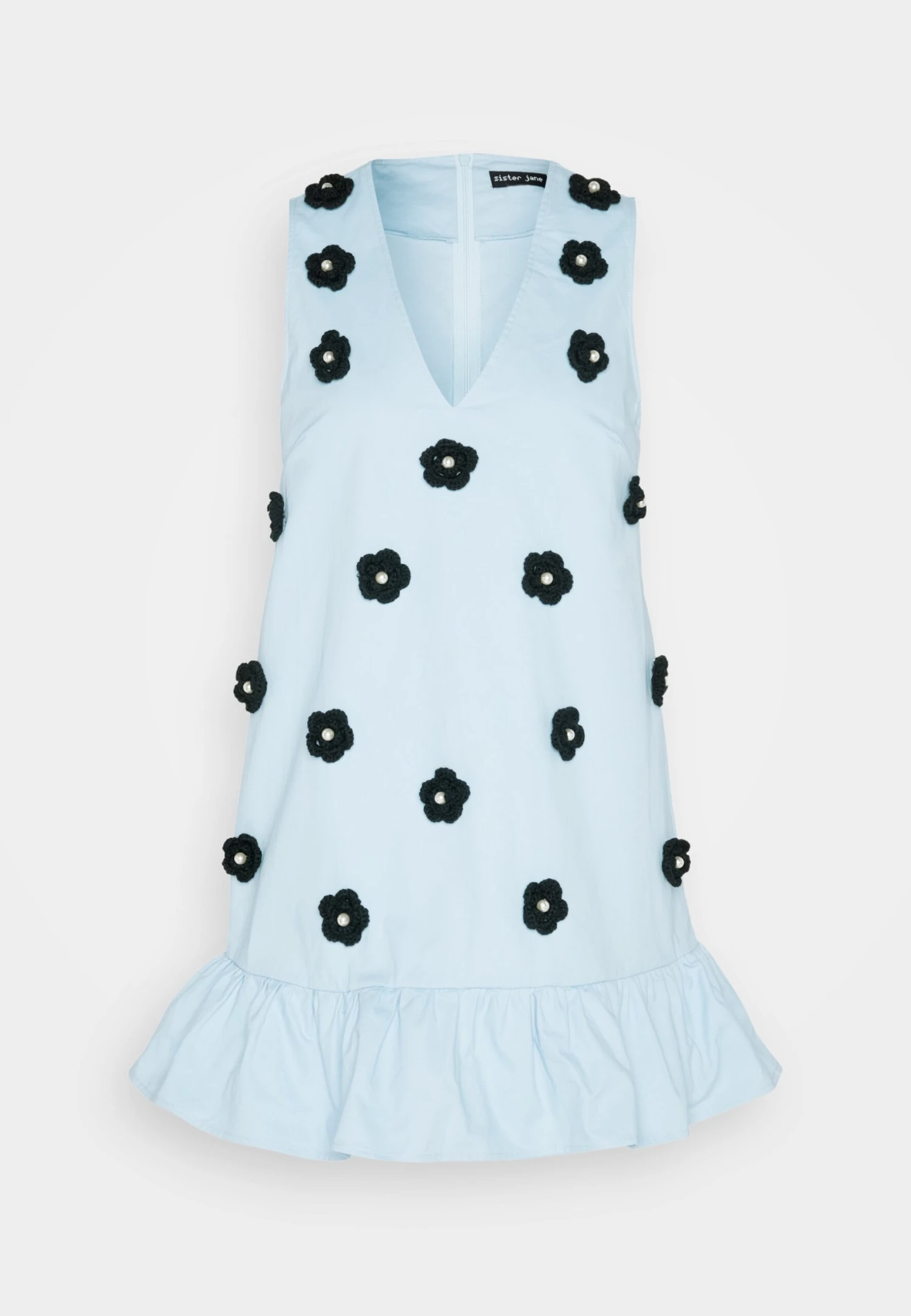 SISTER JANE Capri Mini Dress - Cocktailjurk - Blue 5 SISTER JANE Capri Mini Dress - Cocktailjurk - Blue - Afbeelding 5