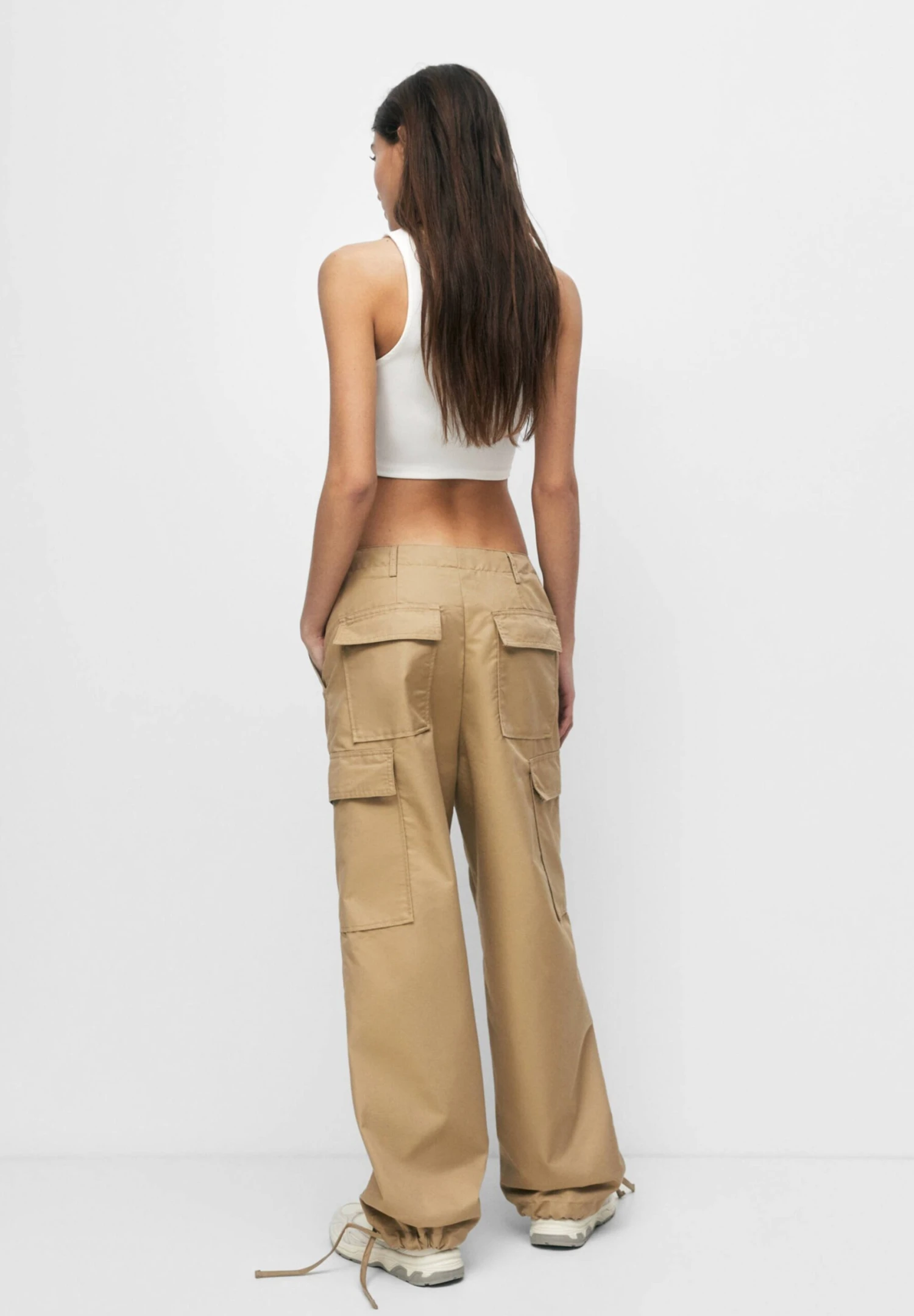 PULL & BEAR Cargobroek - Ochre 3 PULL & BEAR Cargobroek - Ochre - Afbeelding 3