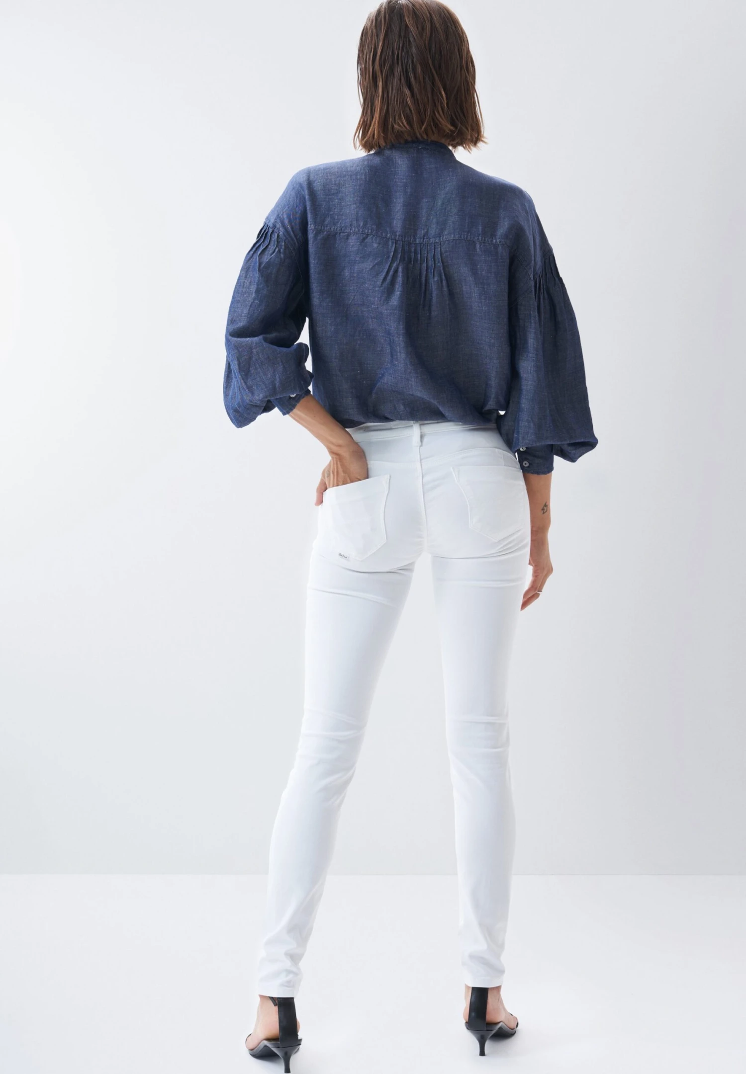 Push Up Skinny - Jeans Skinny Fit - White 3 Push Up Skinny - Jeans Skinny Fit - White - Afbeelding 3