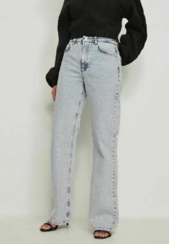 NA-KD Relaxed- Relaxed Fit Jeans - Acid Blue