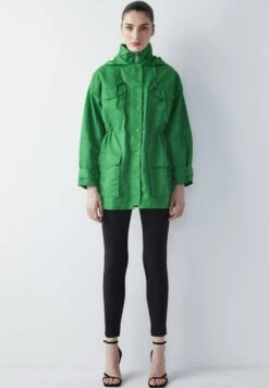 Ipekyol Relaxed Fit Adjustable Waist Coat With Windbreaker - Parka - Green 11 Ipekyol Relaxed Fit Adjustable Waist Coat With Windbreaker - Parka - Green -Only Mode Winkel 246d50cce5f24aa78814e4e044b18dfa