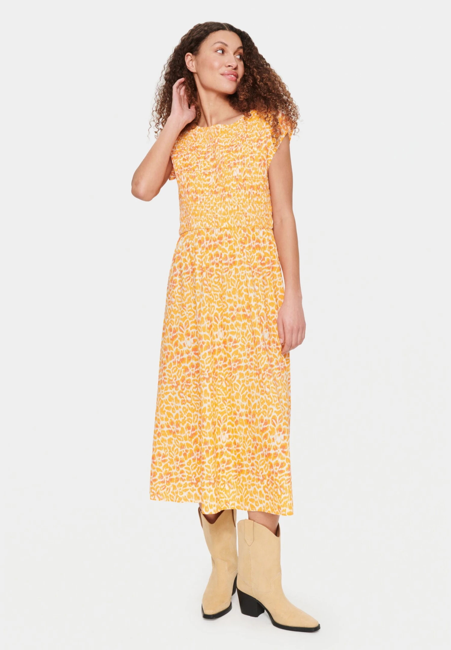 Saint Tropez Gisla Fast Track - Jurk - Ice Poppy Refresh Leo 1 Saint Tropez Gisla Fast Track - Jurk - Ice Poppy Refresh Leo