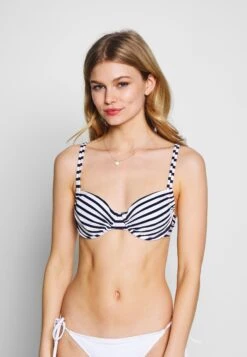 VENICE BEACH Wire Top - Bikinitop - White/Navy