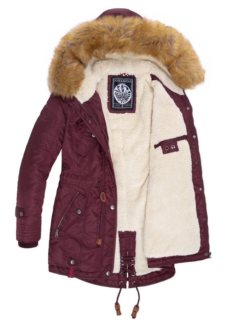 Navahoo La Viva - Winterjas - Burgundy 5 Navahoo La Viva - Winterjas - Burgundy - Afbeelding 5