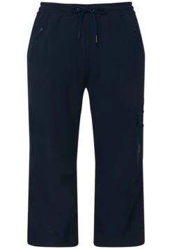 Ulla Popken 7/8- Wasserabweisend, Elastikbund, Reflektor - Trainingsbroek - Marine -Only Mode Winkel 262e20091068475cbac29e722807babb