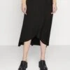 Pieces Pctala Wrap Skirt - Wikkelrok - Black