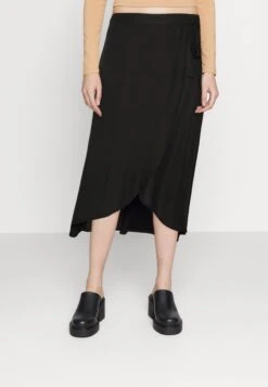 Pieces Pctala Wrap Skirt - Wikkelrok - Black