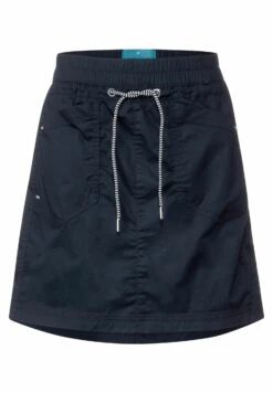 STREET ONE Unifarbener Papertouch - A-Lijn Rok - Blau 9 STREET ONE Unifarbener Papertouch - A-Lijn Rok - Blau -Only Mode Winkel 269e7c8d583941b08e5252ea91b7f578