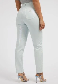 Guess Mom - Jeans Tapered Fit - Himmelblau -Only Mode Winkel 26b45411f096440dacbca06ce85e3471