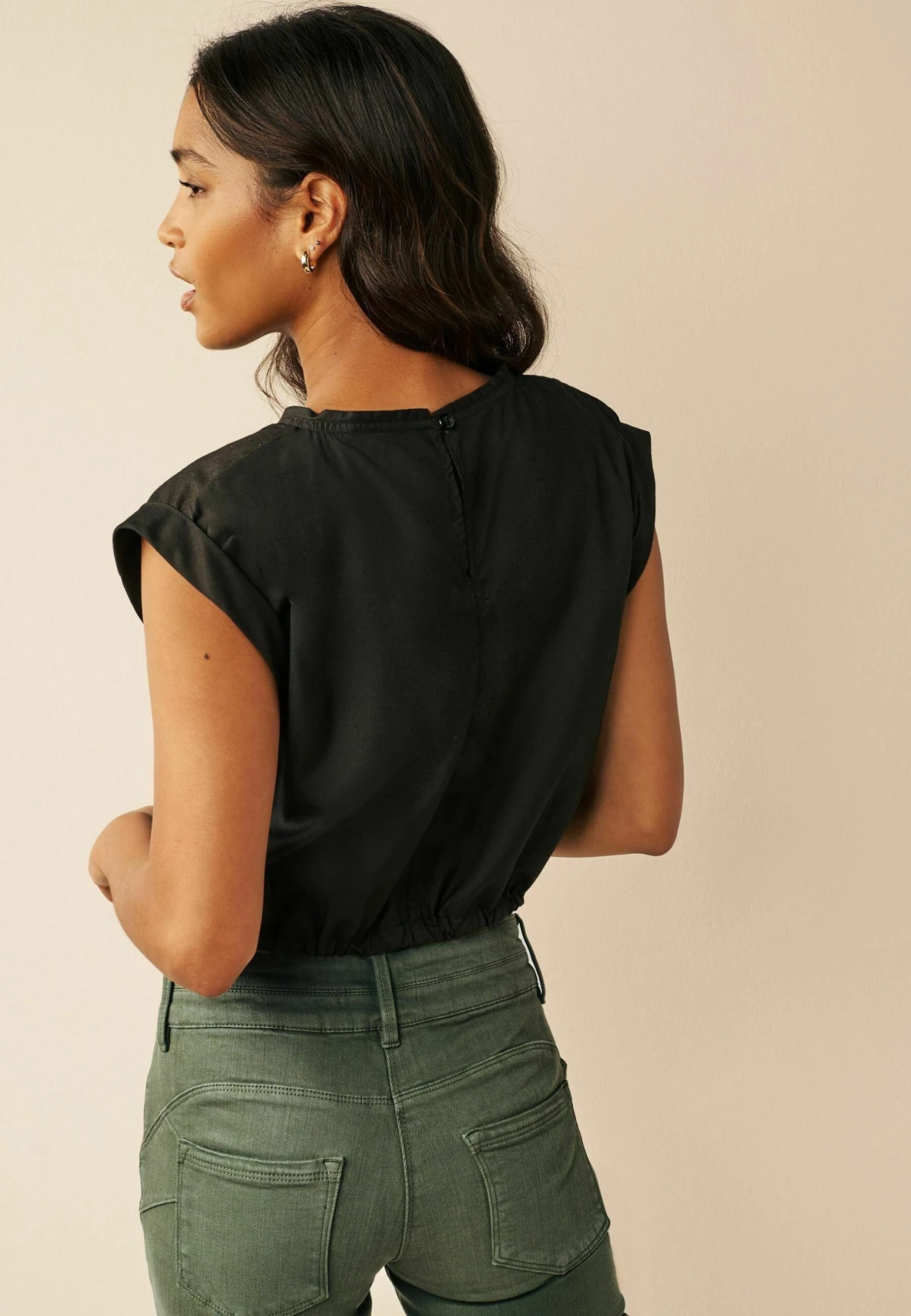 Next Lift Slim And Shape Combat Standard - Slim Fit Jeans - Khaki Green 3 Next Lift Slim And Shape Combat Standard - Slim Fit Jeans - Khaki Green - Afbeelding 3